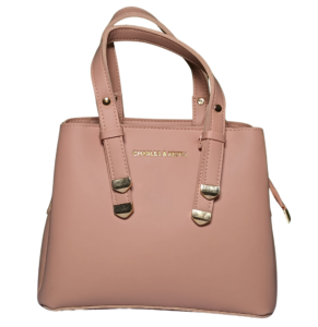 Dusty Rose Crossbody Bag made of durable PU leather with spacious compartments, an adjustable strap, and a compact design for everyday use.